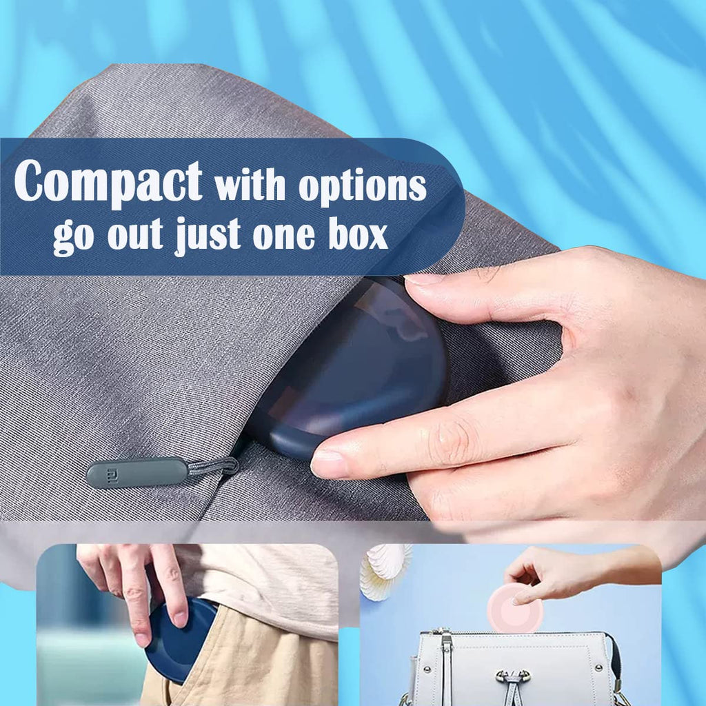 Multi USB Charging Adapter Cable Kit, USB C to Ios Device Adapter Box, Conversion Set a & Type C to Male Micro/Type C/Ios Device, Data Transfer, Card Storage, Tray Eject Pin, Phone Holder (Blue)