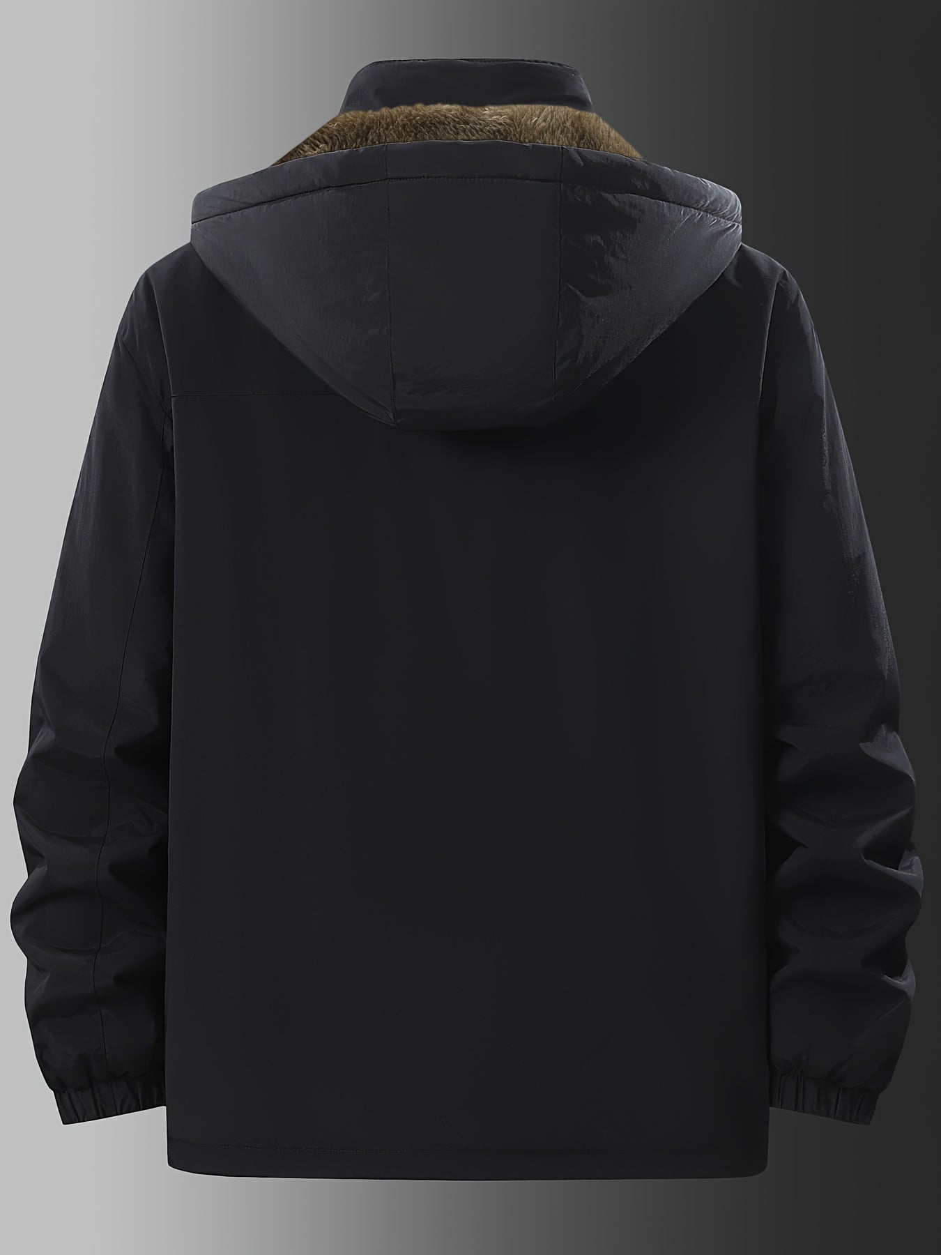 New Winter Men's Jacket, Thickened -Lined Warm Coat for Outdoor Sports, Hiking, Camping