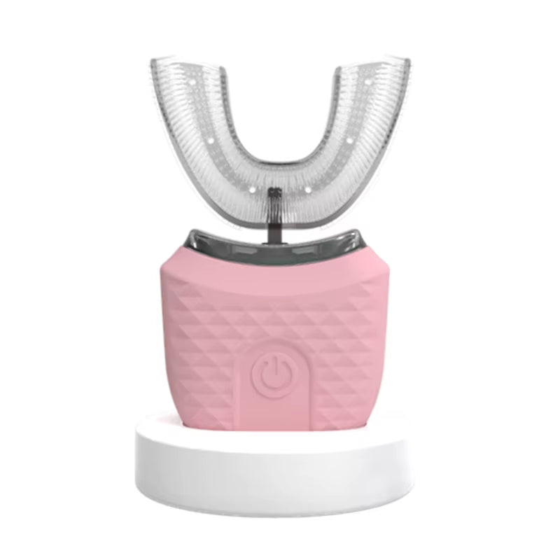 Hot Selling Portable Oral Care U-Shaped Electric Toothbrush 360 Degree U-Shaped Automatic Electric Toothbrush