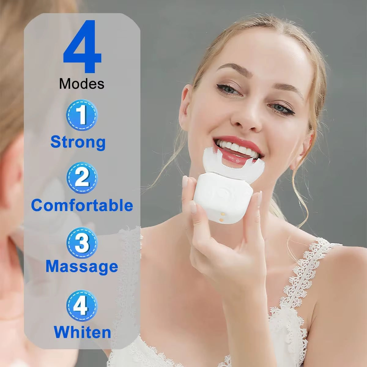 Hot Selling Portable Oral Care U-Shaped Electric Toothbrush 360 Degree U-Shaped Automatic Electric Toothbrush
