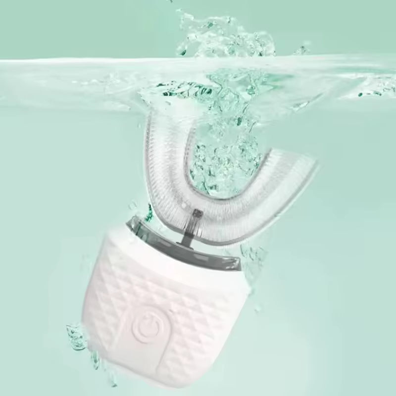 Hot Selling Portable Oral Care U-Shaped Electric Toothbrush 360 Degree U-Shaped Automatic Electric Toothbrush