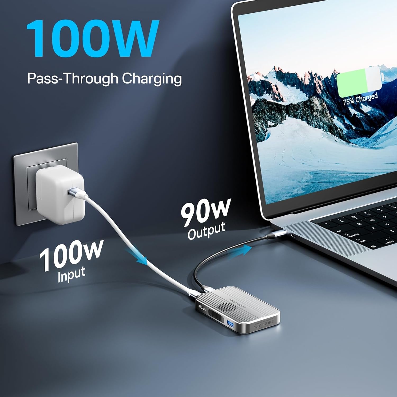 10Gbps Magnetic M.2 Nvme SSD Enclosure & USB C Docking Station with Cooling Fan for Iphone 17/16/15 Pro/Pro Max/Plus,Tool Free Installation,Support SSD Size 2230/2242/2260/2280 B+M M-Key